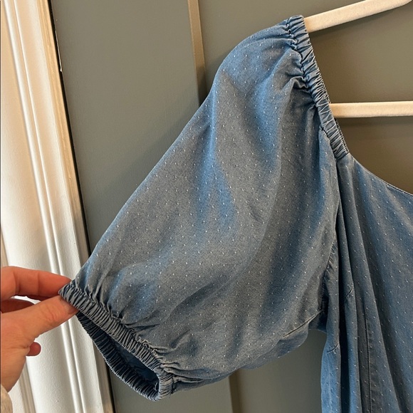 Vero Moda Denim Blue Dress Stitch Fix Size Medium - Picture 4 of 6